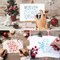 Christmas Stencils for Crafts Small Reusable Christmas Holiday Stencils(12 Christmas)6"L x 6"W
